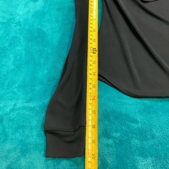 L.A.M.B. Fall 2007 Navy Long Sleeve Polyester Top - Picture 8 of 10